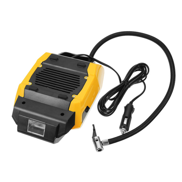 DC 12V 260PSI Motorcycle Tire Inflator Digital Display Electric Rubber Boat Auto Air Compressor