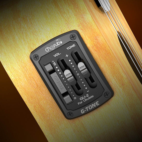 Cherub GU-2 1-Band EQ Equlizer Acoustic Ukulele Preamp Guitar Pickup