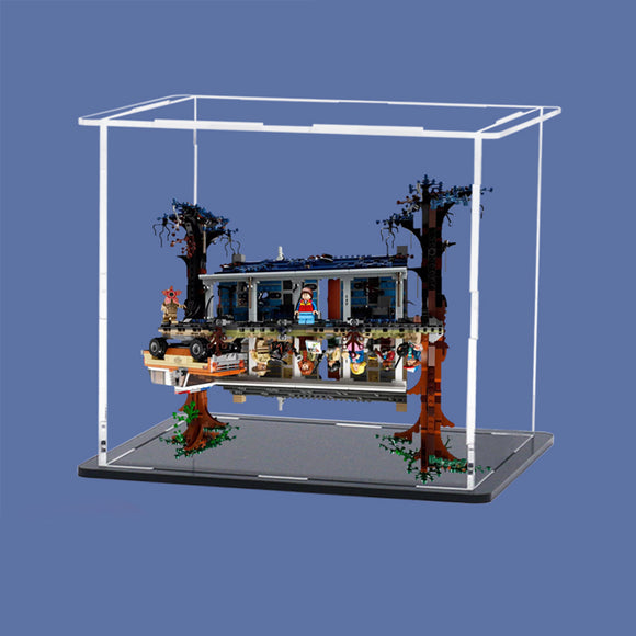 DIY Acrylic Display Case For LEGO 75810 Stranger Things The Upside Down Bricks Toy