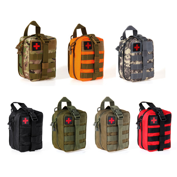 EMT Emergency Rescue Survival Pouch Climbing Bag Medical Package Tactical Molle 7Colors  First Aid Kit Bag