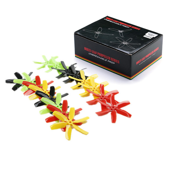 8 Pairs KINGKONG/LDARC 4x4x6 4040 6-Blade Propeller CW CCW for FPV Racer