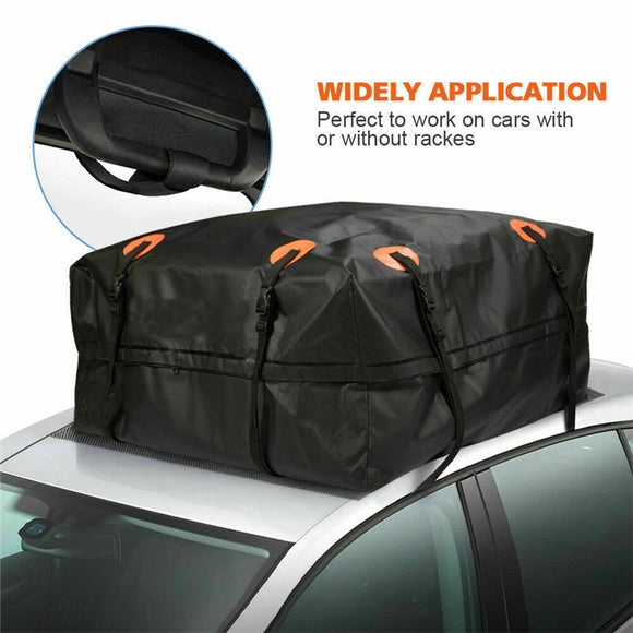 Universal Waterproof Car Roof Top Rack Bag Cargo Carrier Luggage Bag Basket Bag 4WD