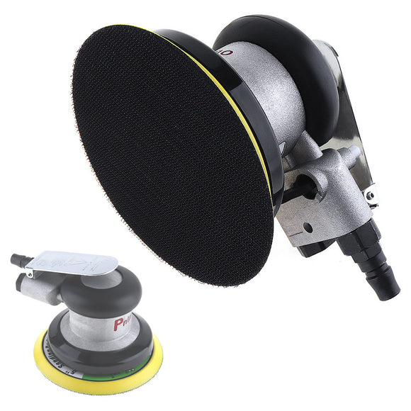 5 Inch Pneumatic Sandpaper Random Orbital Air Sander Polished Grinding Machine Hand Tools Non-vacuum Matte Surface Circular