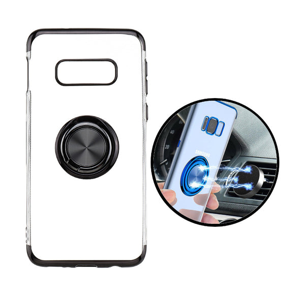 Bakeey Ring Holder Kickstand Car Magnetic Plating Bumper TPU Protective Case For Samsung Galaxy S10e