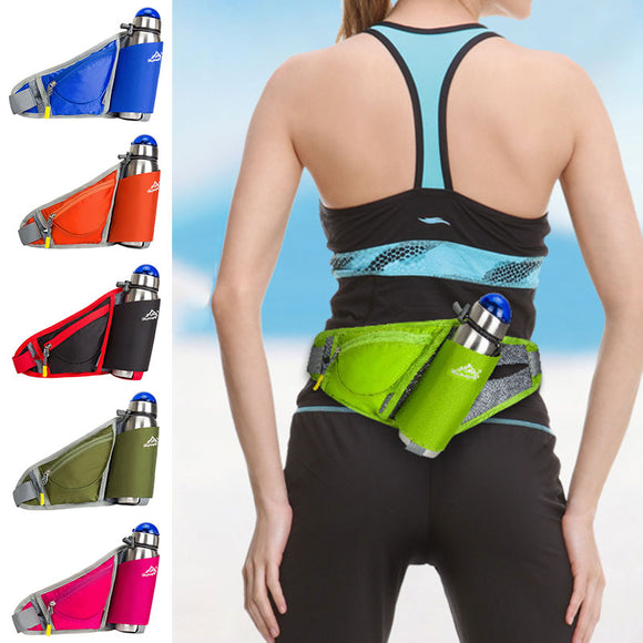 Outdoor Sports Running Waist Bag Pouch with Water Bottle