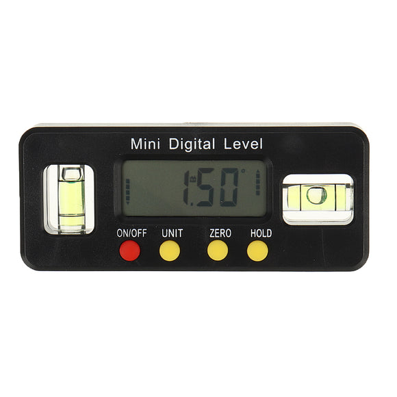 Drillpro 100/150/200mm Digital Level Box Electronic Angle Gauge Protractor Angle Finder Bevel Gauge With Magnetic Base