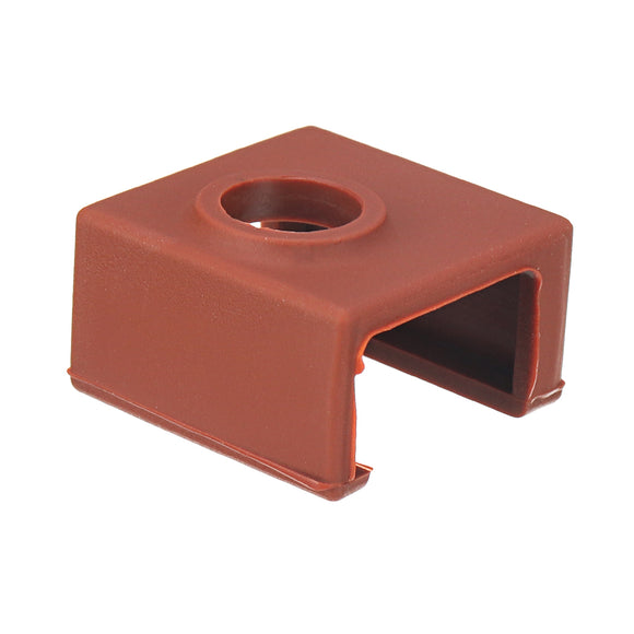 3Pcs Coffee Color MK9 Silicone Protective Case For Heating Aluminum Block 3D Printer Part Hot End