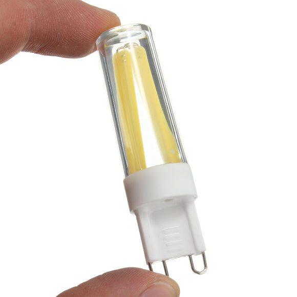 Mini G9 3W COB Pure White Warm White LED  Silicone Crystal Lamp Light AC110V