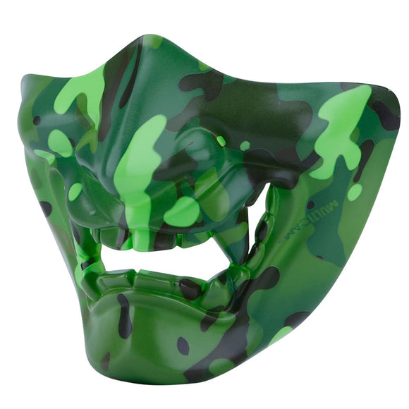 WosporT Tactical Outdoor CS Game Noctilucent Half Face Mask Party Halloween Cosplay Mask
