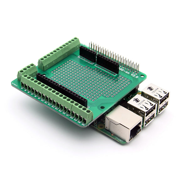 Screws Prototype Expansion Board For Raspberry Pi 3B / 2B / B+