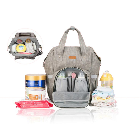 IPRee Waterproof Mummy Backpack Travel Maternity Nappy Diaper Bag Large Capacity Baby Bag