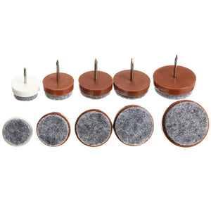 Furniture Nail Heavy Felt Feet Pad Skid Glide Table Chair Leg Protector
