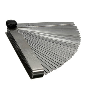 32 Blade 0.03-1.00mm Metric Feeler Gauge Gap Filler Thickness Measurement Tool