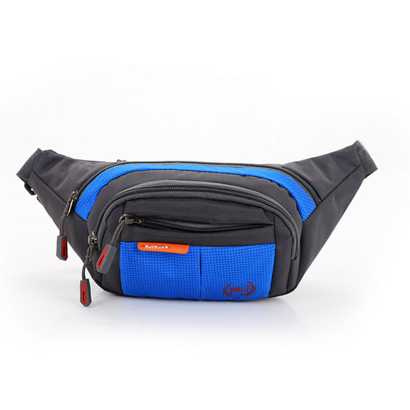 Men Nylon Waterproof Crossbody Bag Casual Outdoor Sport Waist Bag