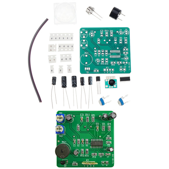 Human Body Pyroelectric Infrared Induction Alarm Circuit Kit Welding Electronic Training DIY