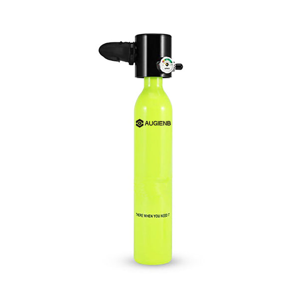 AUGIENB 500ML Mini Air Tank Scuba Cylinder Diving Equipment Underwater Breath Oxygen Tank With Respirator