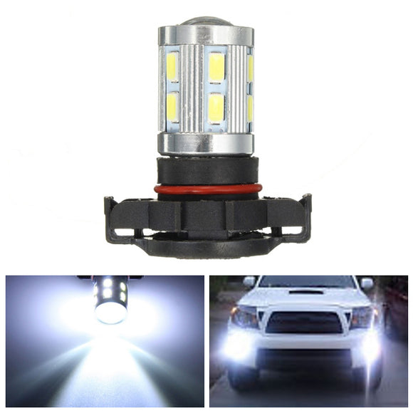 12V PSX24W/H16 White 6000K LED Bulbs 5730/5630 SMD Fog Driving Light