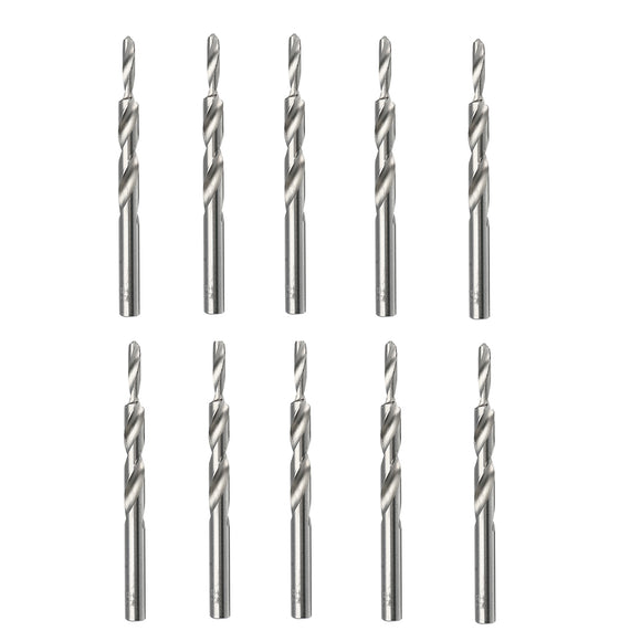 Drillpro 10pcs 5-10mm Step Drill Bit For Woodworking Kreg Manual Pocket Hole Drill