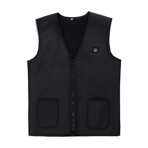 Women Intelligent Winter Electric Heating Waistcoat USB Sleeveless Vest Temperature Control