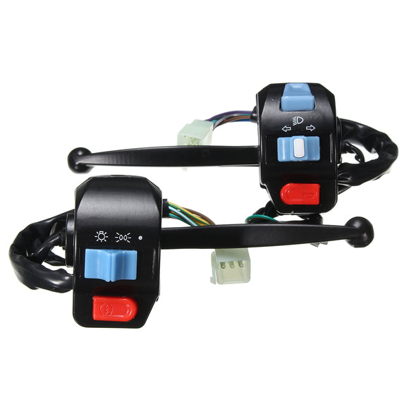 Motor Bike Motorcycle Handlebar Horn Turn Signal Spot Fog Driving Light Switch