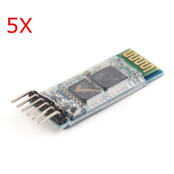 5Pcs HC-05 Wireless Bluetooth Serial Transceiver Module For Arduino