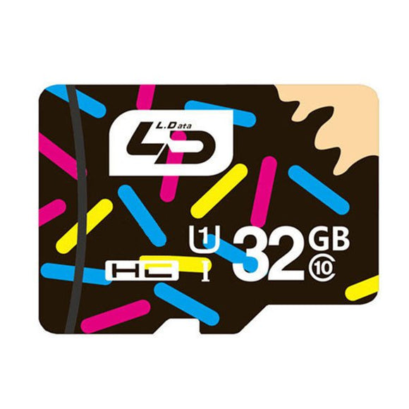 LD 32GB Class 10 Data Storage TF Card Flash Memory Card for Mobile Phone