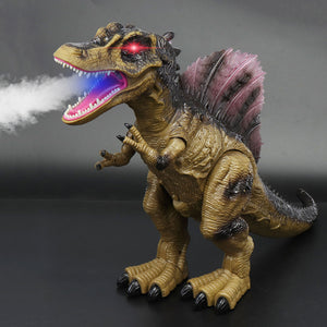 Walking Dinosaur Spinosaurus Light Up Kids Toys Figure Sounds Real Movement LED