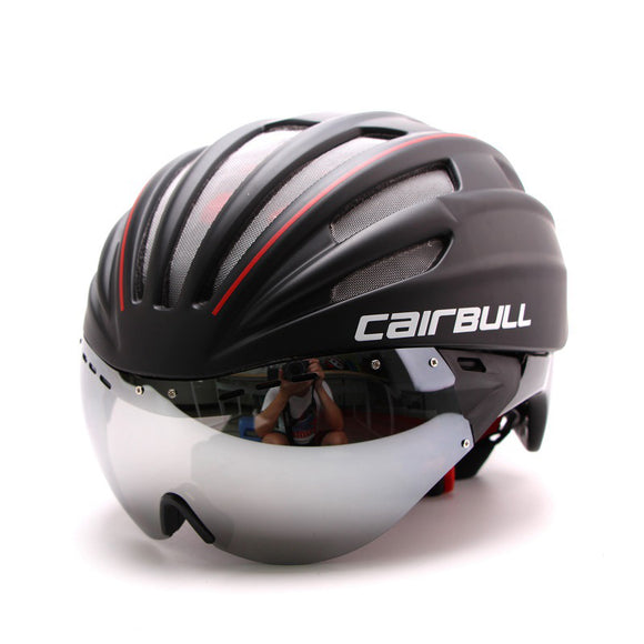 CAIRBULL-11 55-61cm Ultralight Protective Cycling Helmet Goggles Integrally 28 Ventilation Holes