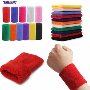 AOLIKES 15cm*7.5cm Gym Sport Protector Wristband Wrist Guard Support Brace Sweatband