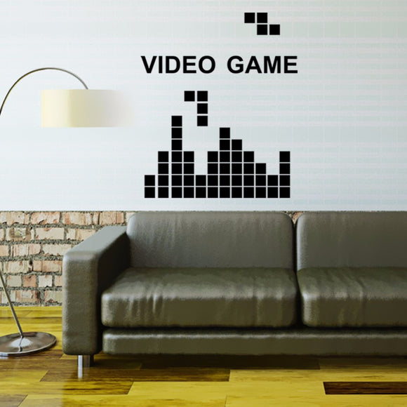 Hot Play VIDEO GAME Kids Rooms Decoration Vinyl Art Mural Wallpaper Removable Wall Sticker