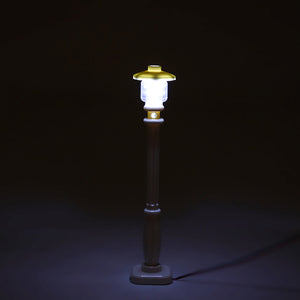 2pcs White Universal DIY LED Bright White Light Lamp Post Lantern For Lego Street Building Shop Model