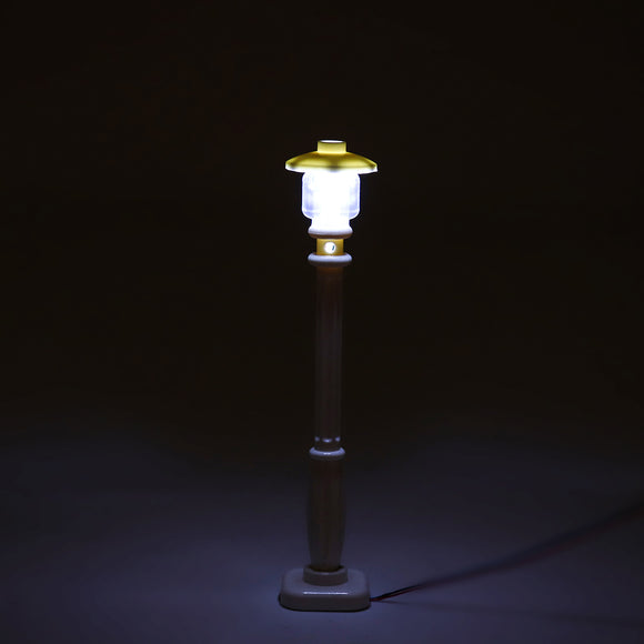 2pcs White Universal DIY LED Bright White Light Lamp Post Lantern For Lego Street Building Shop Model