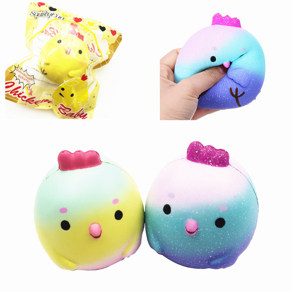 SquishyFun Chick Squishy Chicken 10cm*9.5cm Slow Rising With Packaging Collection Gift Soft Toy
