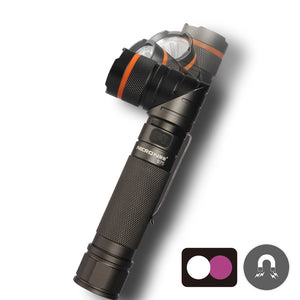 Nicron B75 XP-G2 S2 300LM Magnetic Tail 90 Adjustable Head USB LED Flashlight & Fluorescence Detection Pen