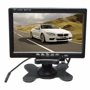 Wireless 7inch LCD Monitor & 18 LED IR Rear View Reversing Camera Night Version Kit