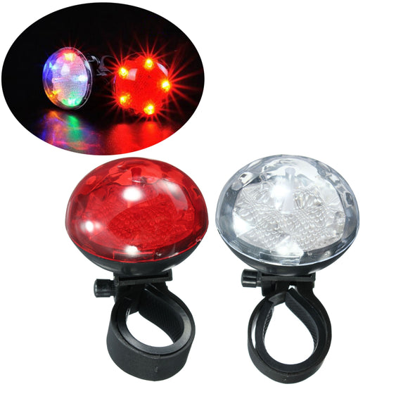 Motorcycle Bike Cycling Safety Taillight 5 LED 3 Mode Rear Flashing Lamp