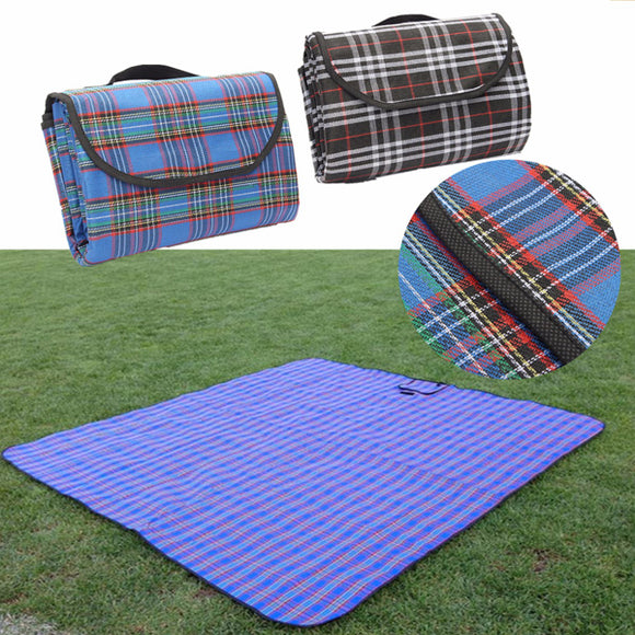 2x2m Moisture Proof Waterproof Oxford Cloth Picnic Beach Mat Blanket Camping Climb Home