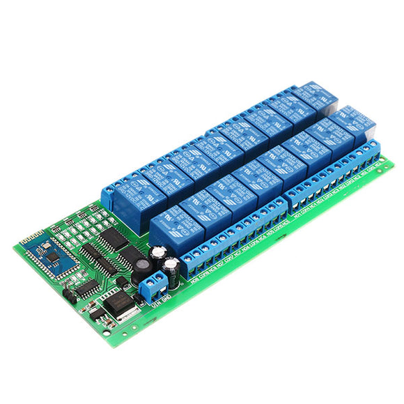 DC 12V 16 Channel Bluetooth Relay Board Wireless Remote Control Switch For Android Phones