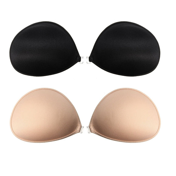 Sexy Silicone Adhesive Stick On Push Up Strapless Invisible Bras Backless