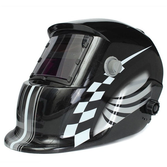 Racing Track Auto Darkening Welding Helmet Solar Welder Mask Electric Welding