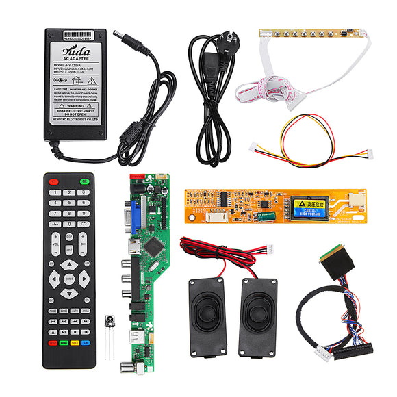 T.RD8503.03 Universal LED TV Controller LCD Driver Board Complete Kit 1CH 6bit 30Pins