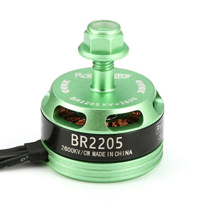 Racerstar Racing Edition 2205 BR2205 2600KV 2-4S Brushless Motor Green For 220 250 260 RC Drone FPV Racing