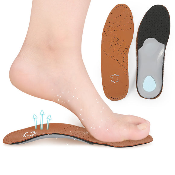 1 Pair Flat Feet Corrector Pad Arch Orthotic Insole Sport Leisure Shock Absorption Pad Foot Care