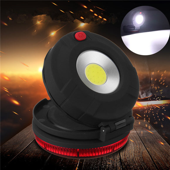 Battery Powered Portable Multi-function Work Lamp Outdoor Camping Light with Magnet for Hiking