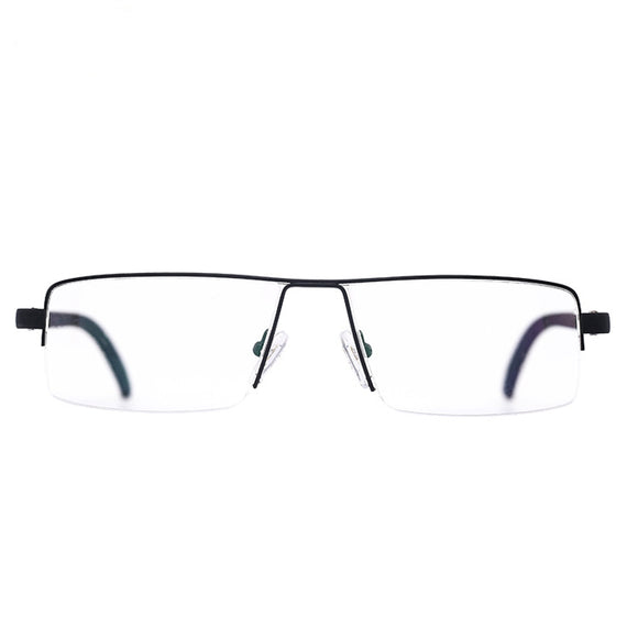 SHUAIDI Anti-fatigue Semi Rimless Frame Reading Glasses Resin Alloy Presbyopic Half Glass 0609