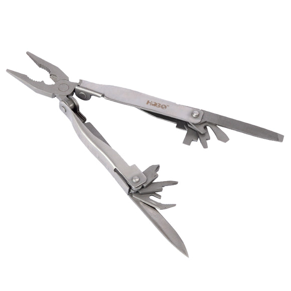 9 in 1 Outdoor Camping Folding Knife File Screwdriver Fishing Pliers Combination Tool