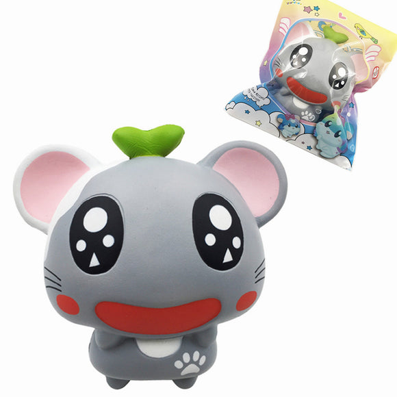 Taburasaa Squishy Animal Rat 15cm Soft Slow Rising Toy With Original Packing Bag Gift