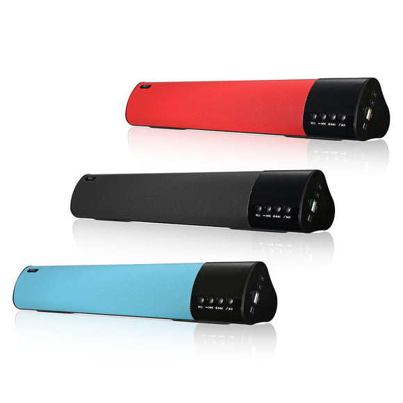 Y38 Portable Wireless Bluetooth Speaker Soundbar Support TF USB AUX FM Radio