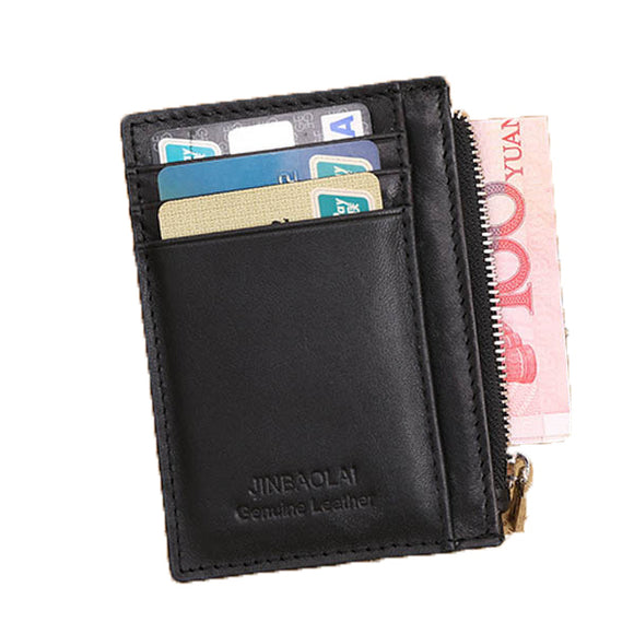 Mini Multi Card Bit wallet Genuine Leather Coin Purse Coin Bag