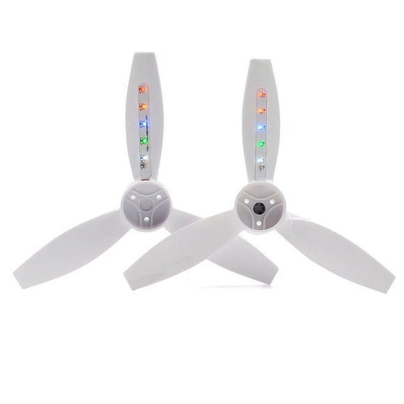 STARTRC LED Flash Rechargable 3-Blade Propeller Props 2Pcs For Parrot Bebop 2 RC Drone